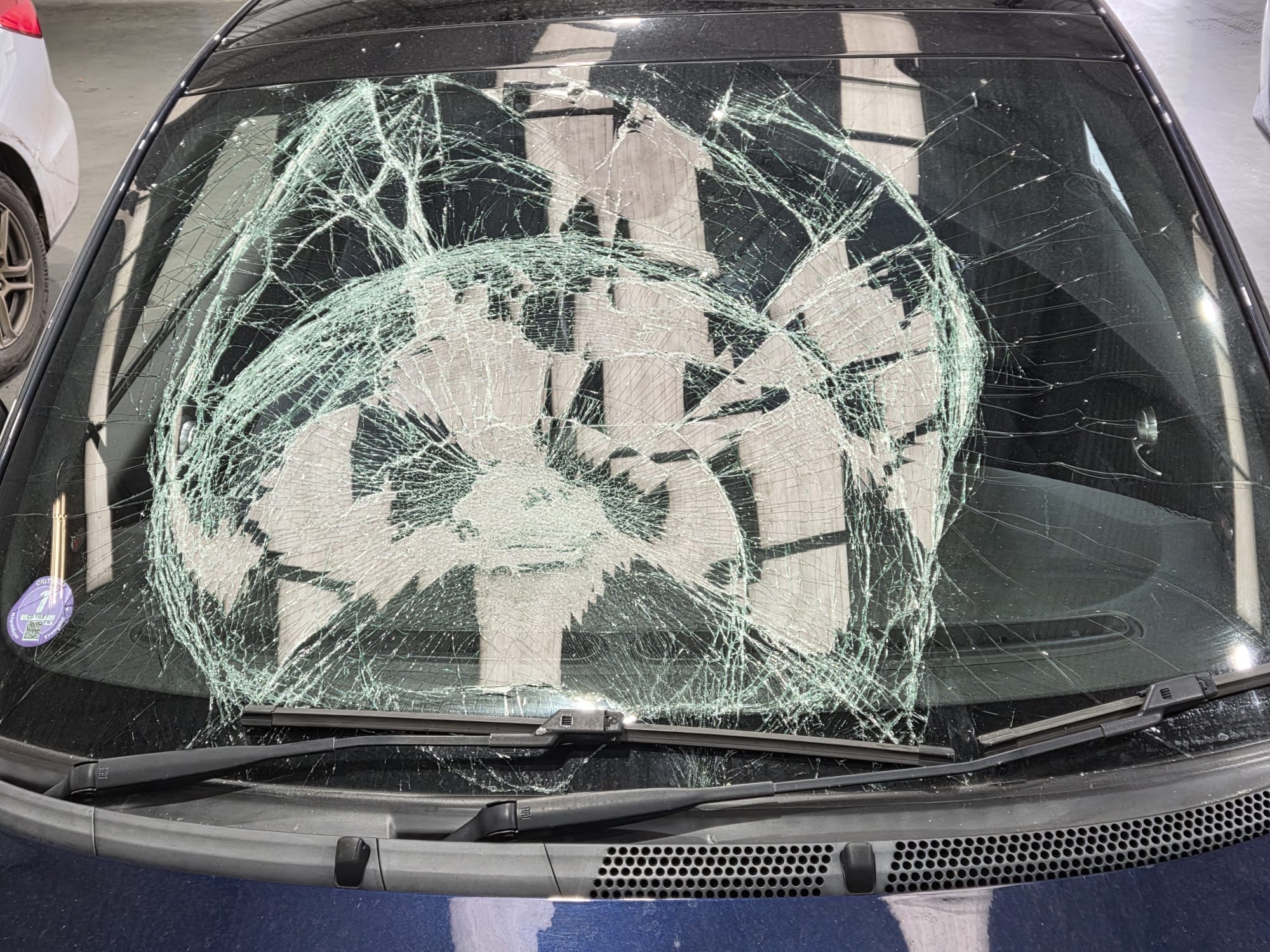 Before windscreen repair